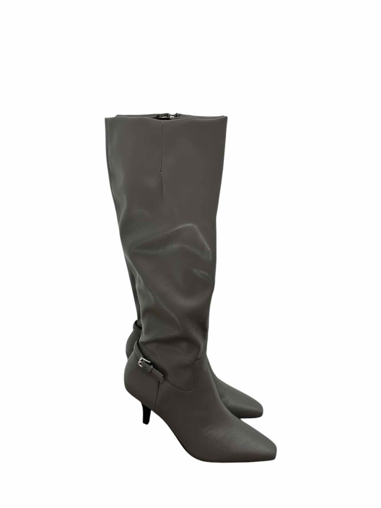 Franco Sorto Gray Wide-Calf Boots **NEW** Shoe Size 7.5