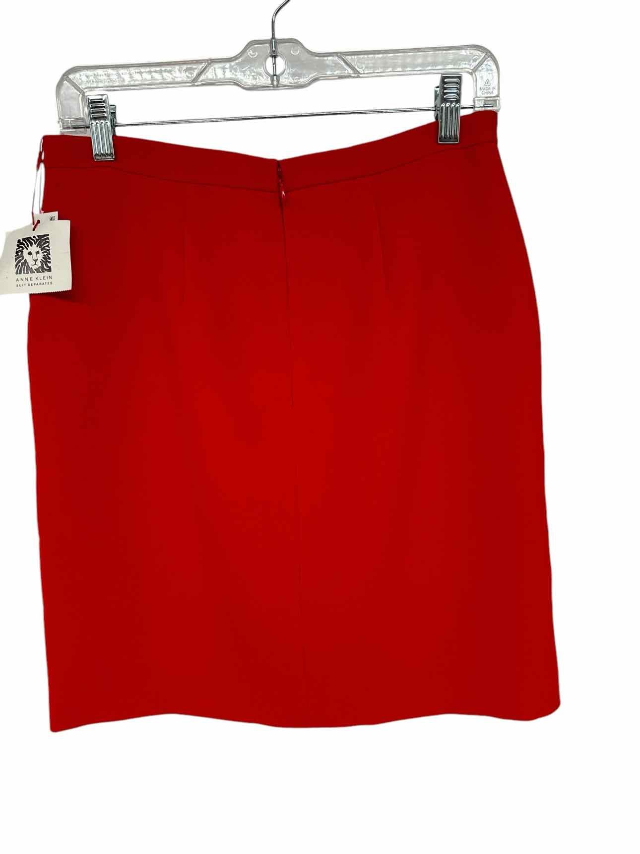 Anne Klein Red Skirt SIZE 2 **NEW**