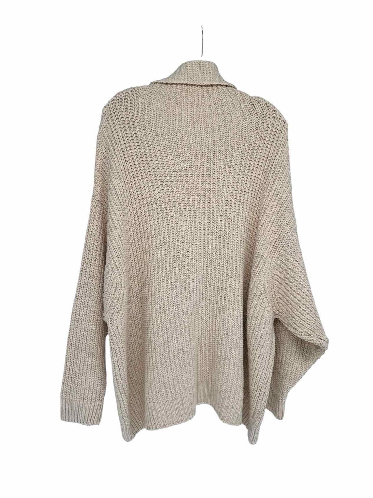 Free People Cream Swim Too Deep Oversized Sweater Size M
