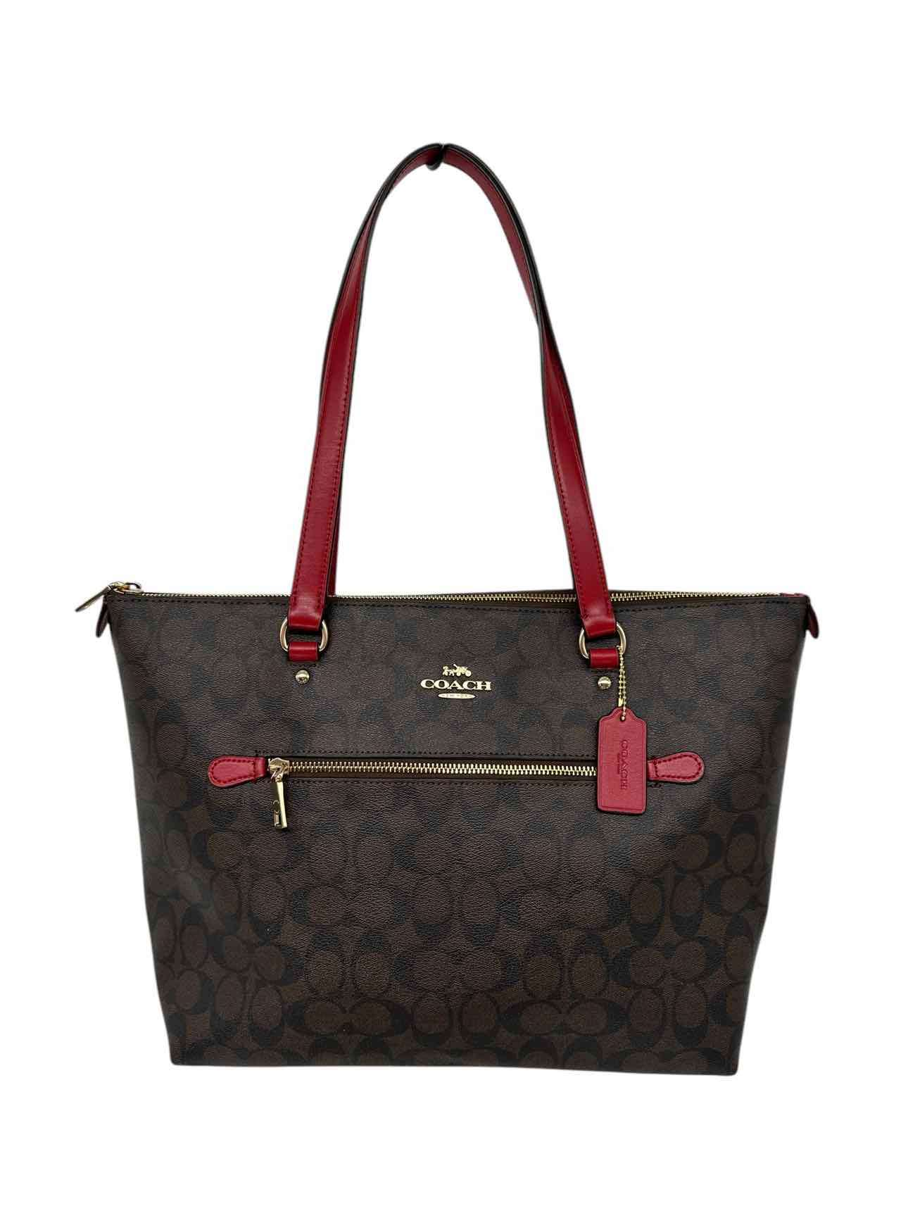 Coach Signature Gallery Tote Brown **NEW**