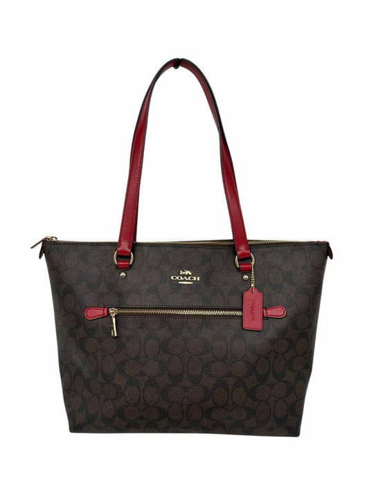 Coach Signature Gallery Tote Brown **NEW**