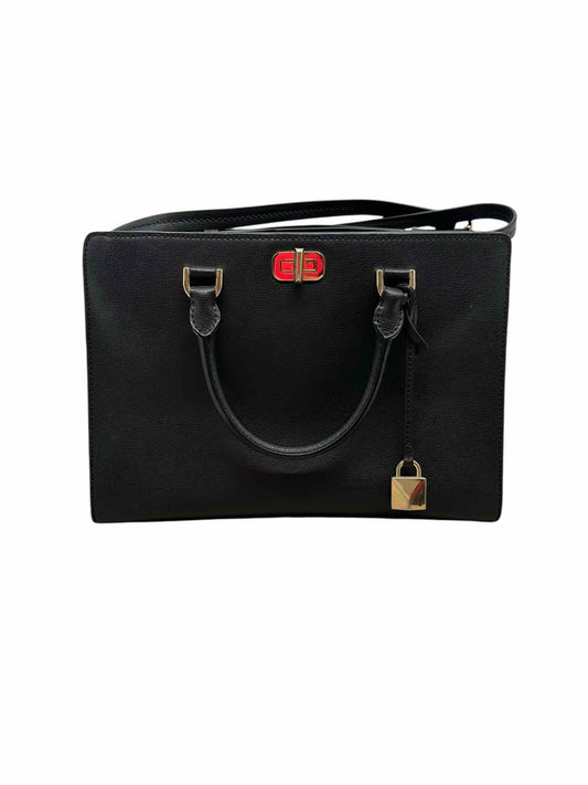 Michael Kors Black Leather Satchel