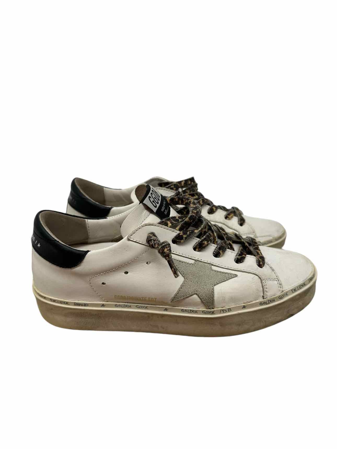 Golden Goose Size 9.5 Hi-Star Sneakers