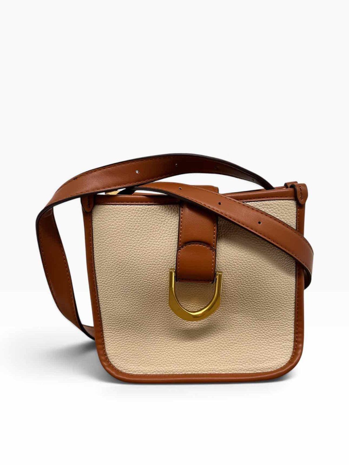 Antik Kraft Cream Faux Leather Crossbody