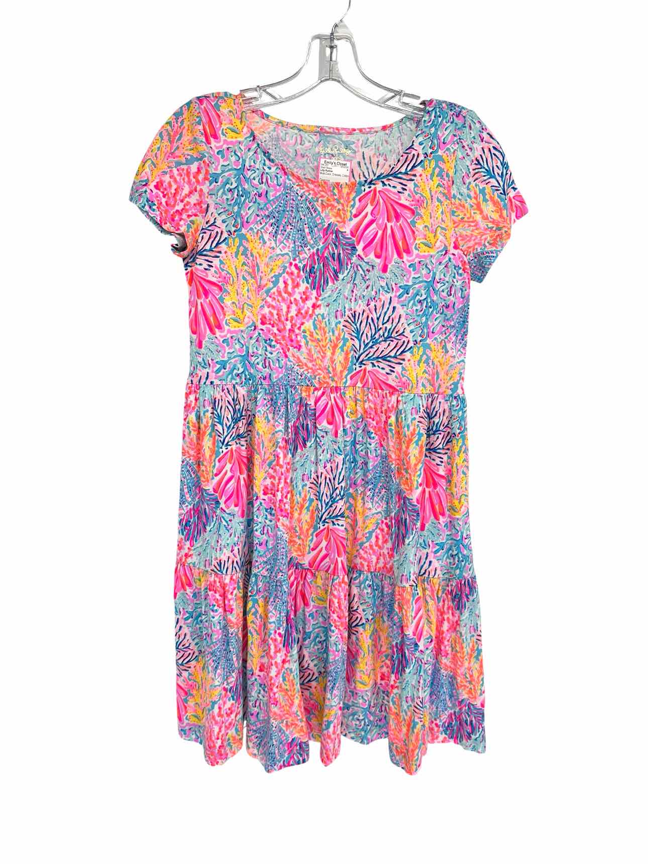 Lilly Pulitzer Geanna Multi-Color  Short Sleeve Dress Size XXS