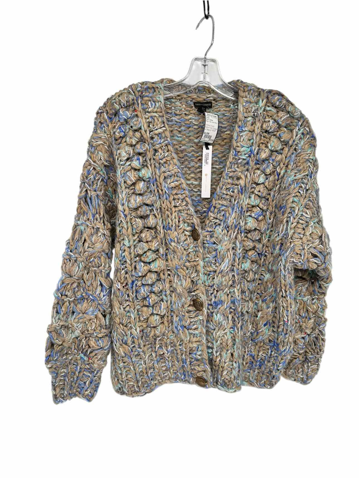 Coco +  Carmen Victoria Chucky Button Front Cardigan Size S/M **NEW**