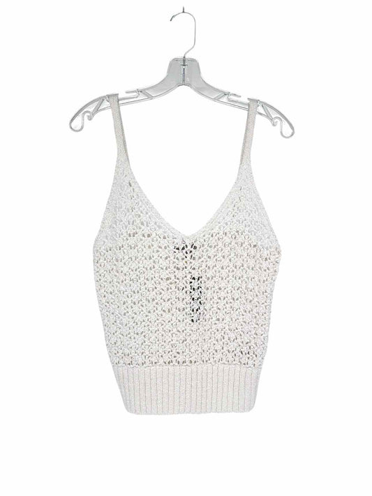 J. Crew White Sleeveless Sweater Size L **NEW**