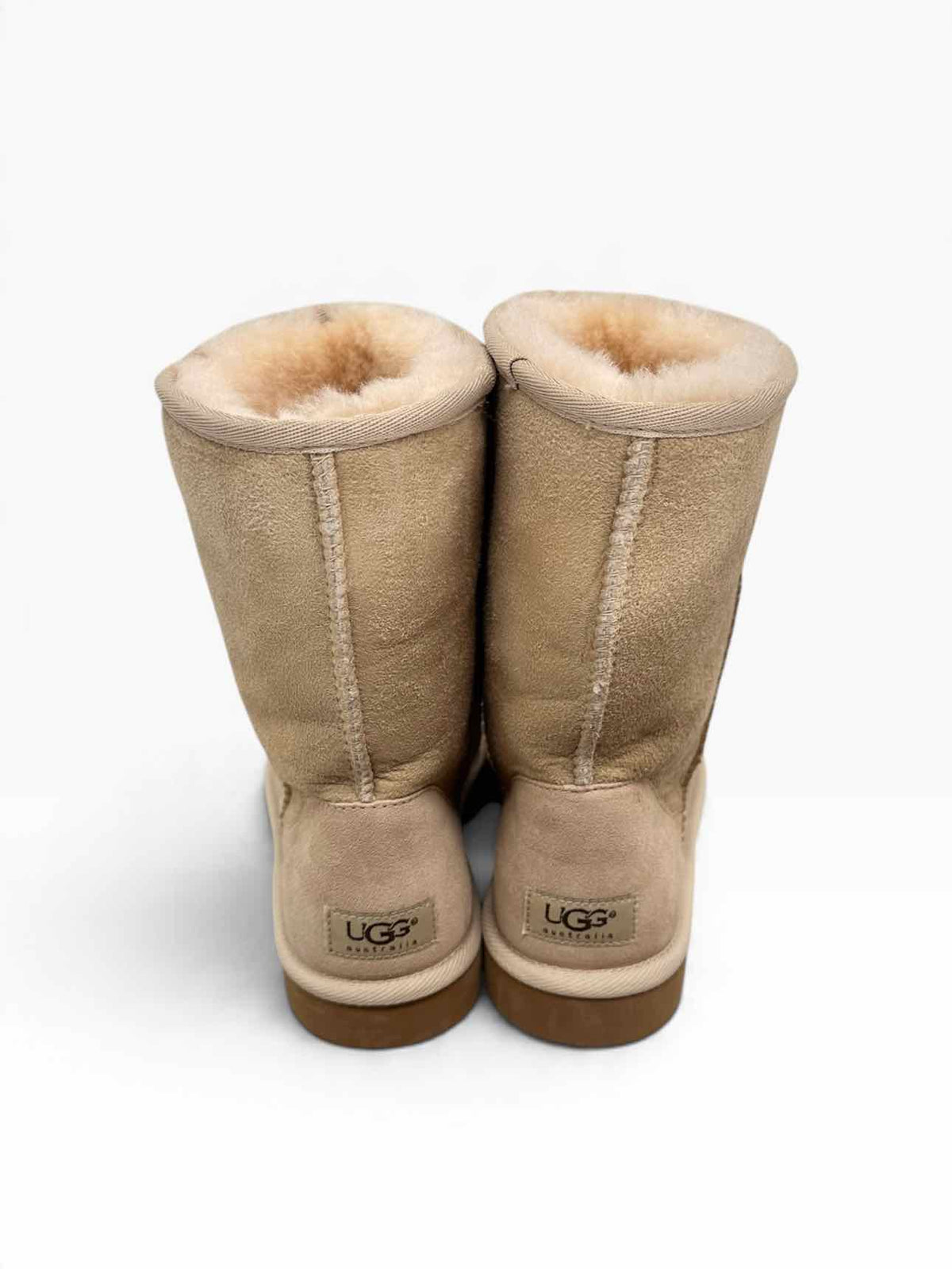 Ugg Beige Classic II Boots Shoe Size 8