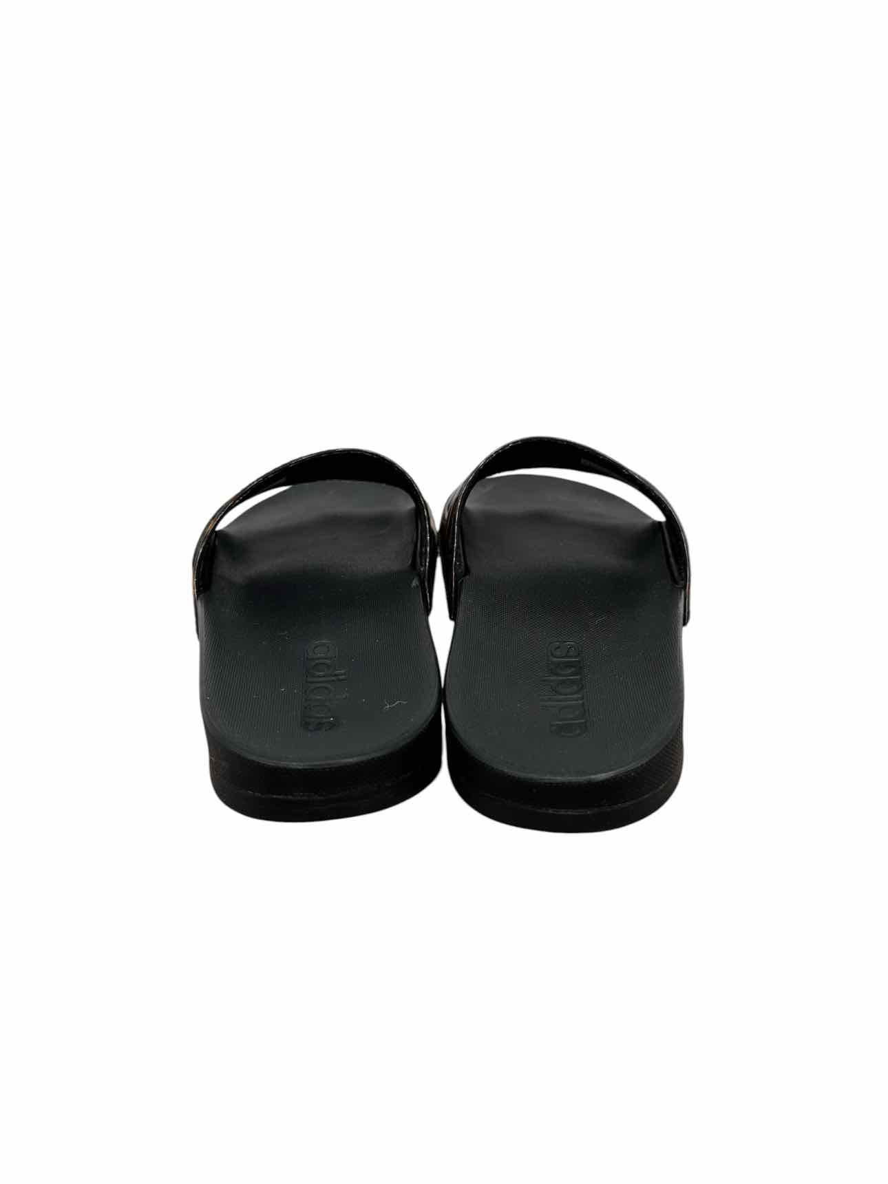 Adidas Black Shoe Size 5 Slides