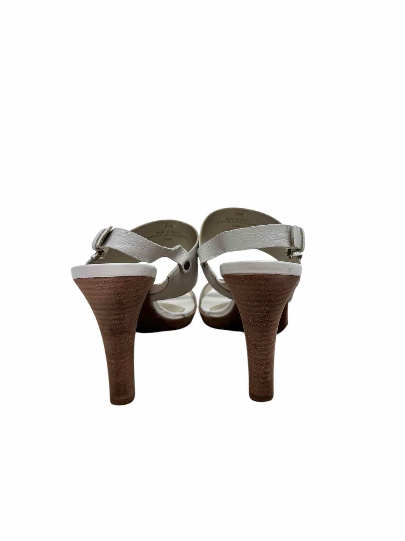 Unisa White Dawne Dress Sandal Shoe Size 9.5