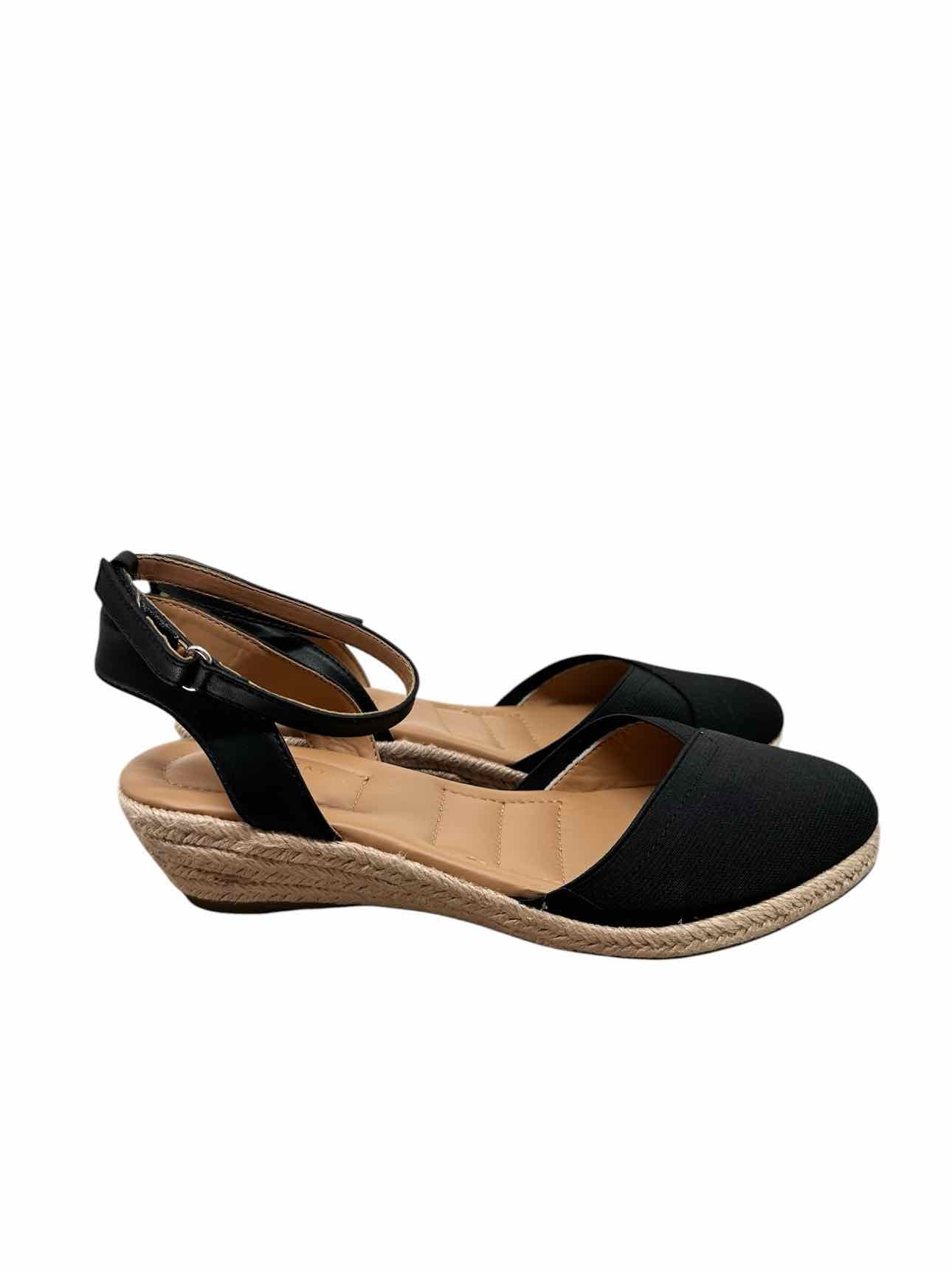 Kelly & Katie Black Nessa Espadrilles Shoe Size 8.5 **NEW**