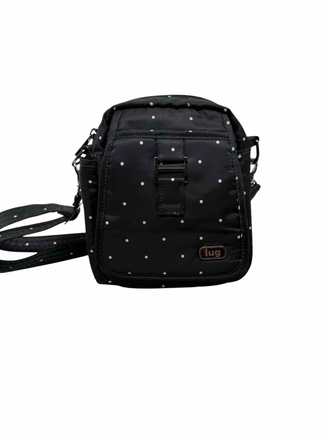 Lug Black Can Can Polka Dot Nylon Crossbody