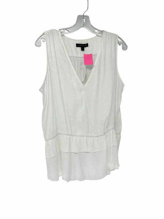 Banana Republic White Size L Sleeveless Top **NEW**