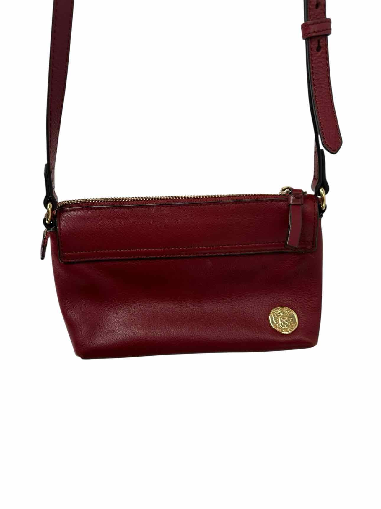 Vince Camuto Red Leather Crossbody