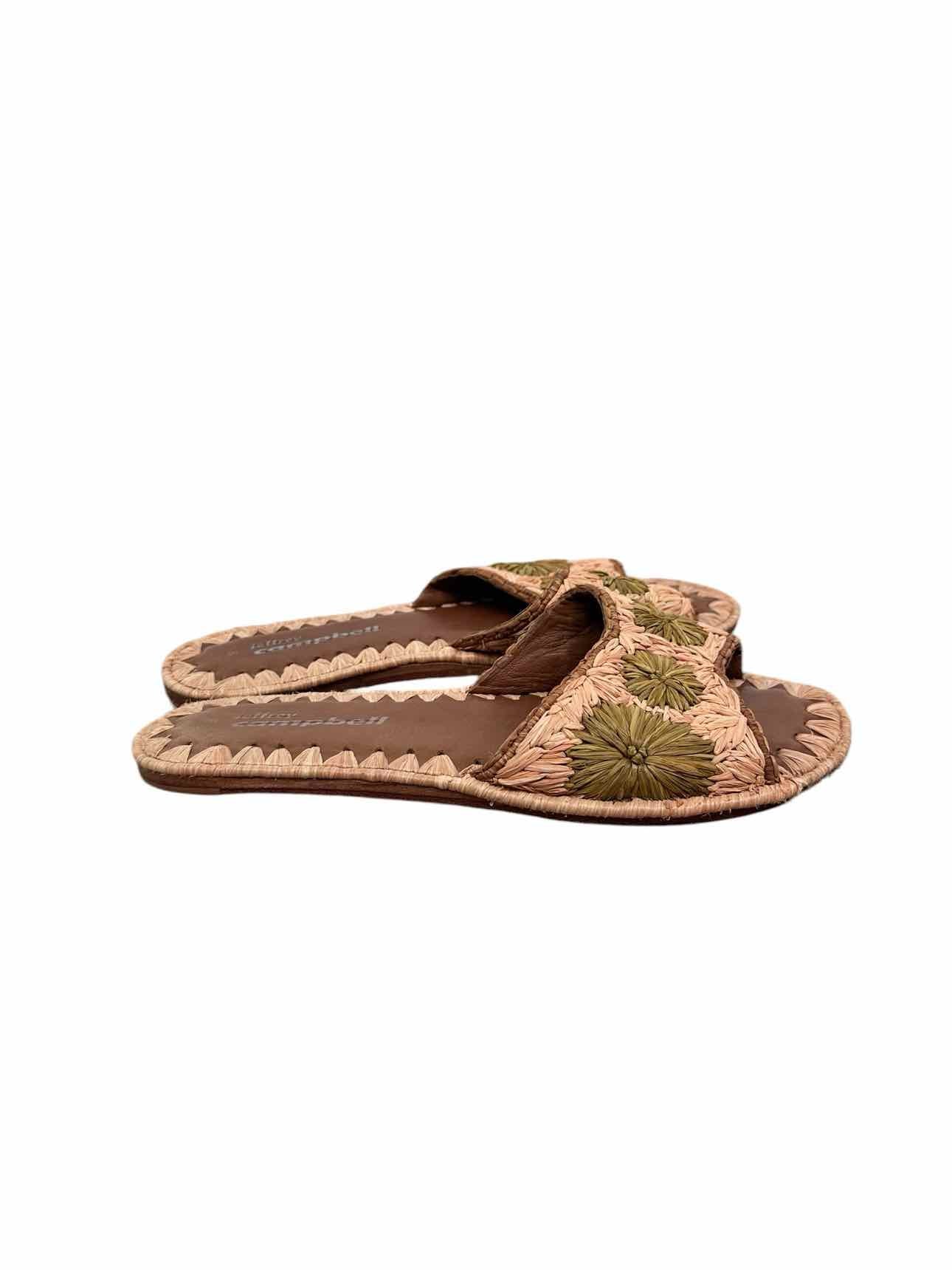 Jeffrey Campbell Dane Slides Tan Shoe Size 9