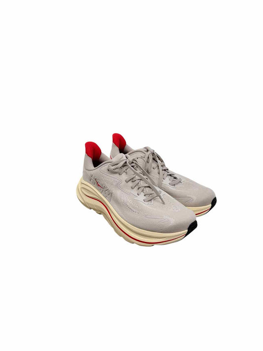 Hoka Lt. Gray C;lifton 10 Sneakers Shoe Size 10.5 **NEW**