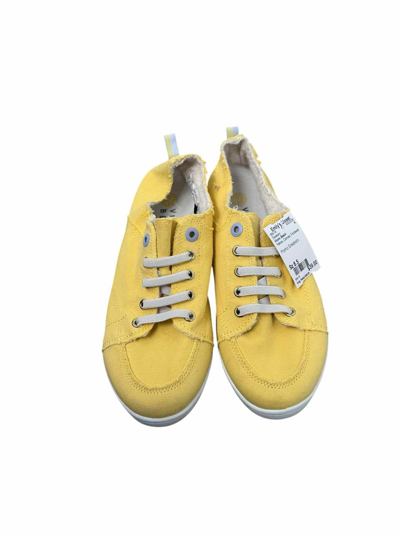 Vionic Beach Pismo Sneakers Yellow Shoe Size 8.5