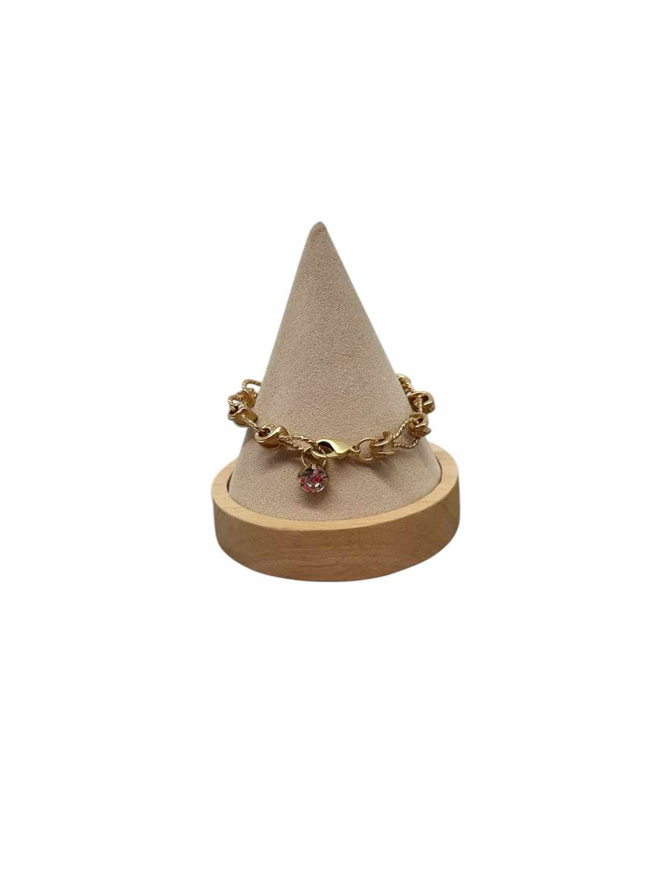 VB & Co. Gold Plated Crystal Bracelet