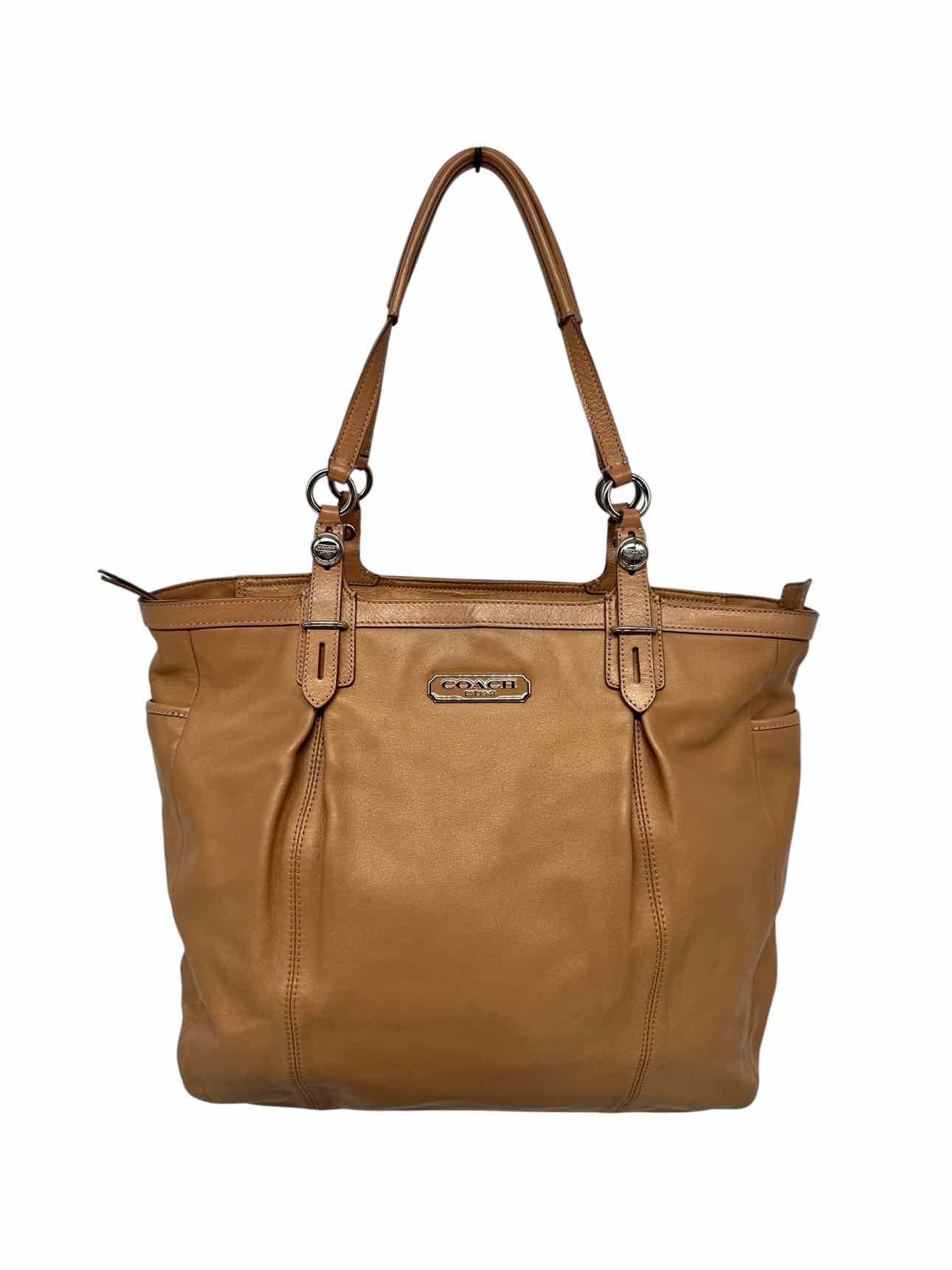 Coach Gallery Tote Beige Leather Tote