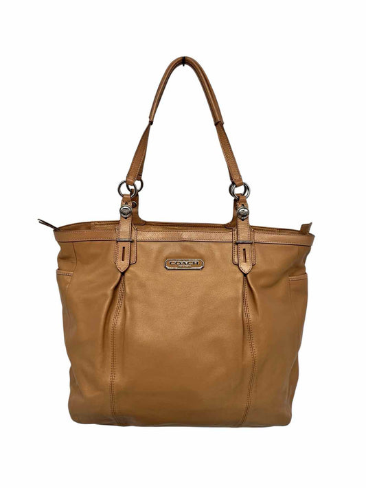 Coach Gallery Tote Beige Leather Tote