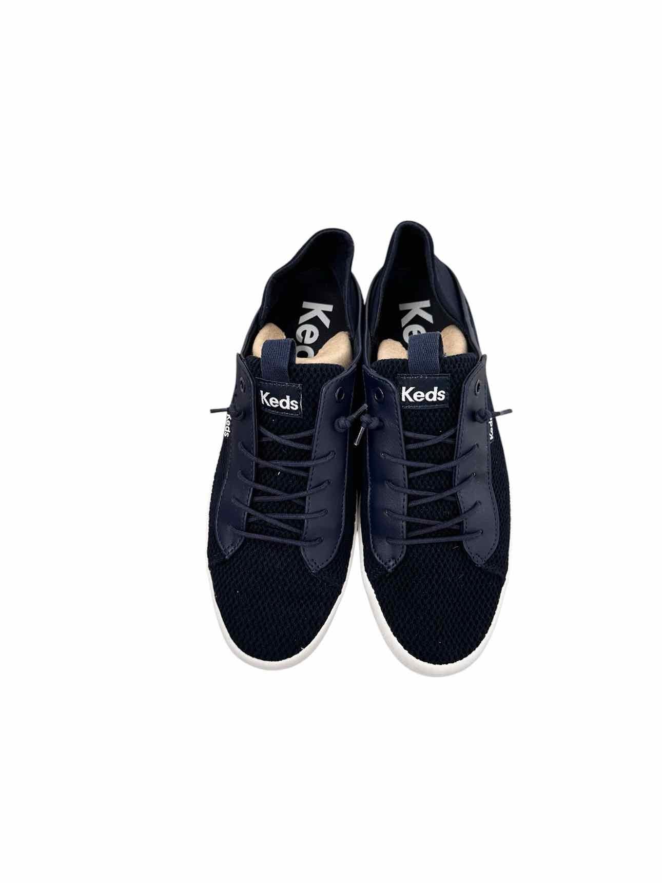 Keds Navy Kickback Crashback Mesh Slip Ons Shoe Size 8.5