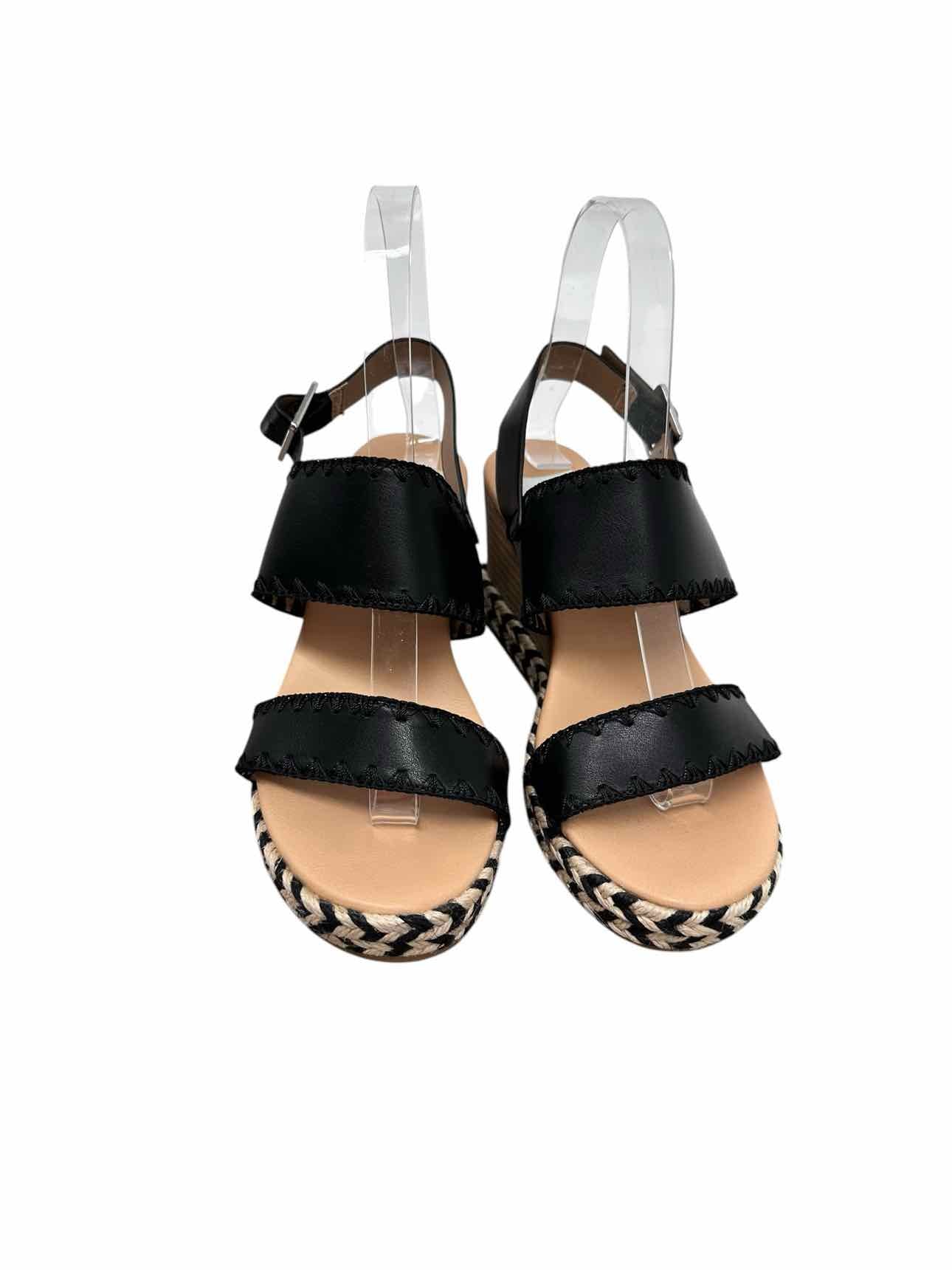 Dolce Vita Black Enchant Sandals Shoe Size 6 **NEW**