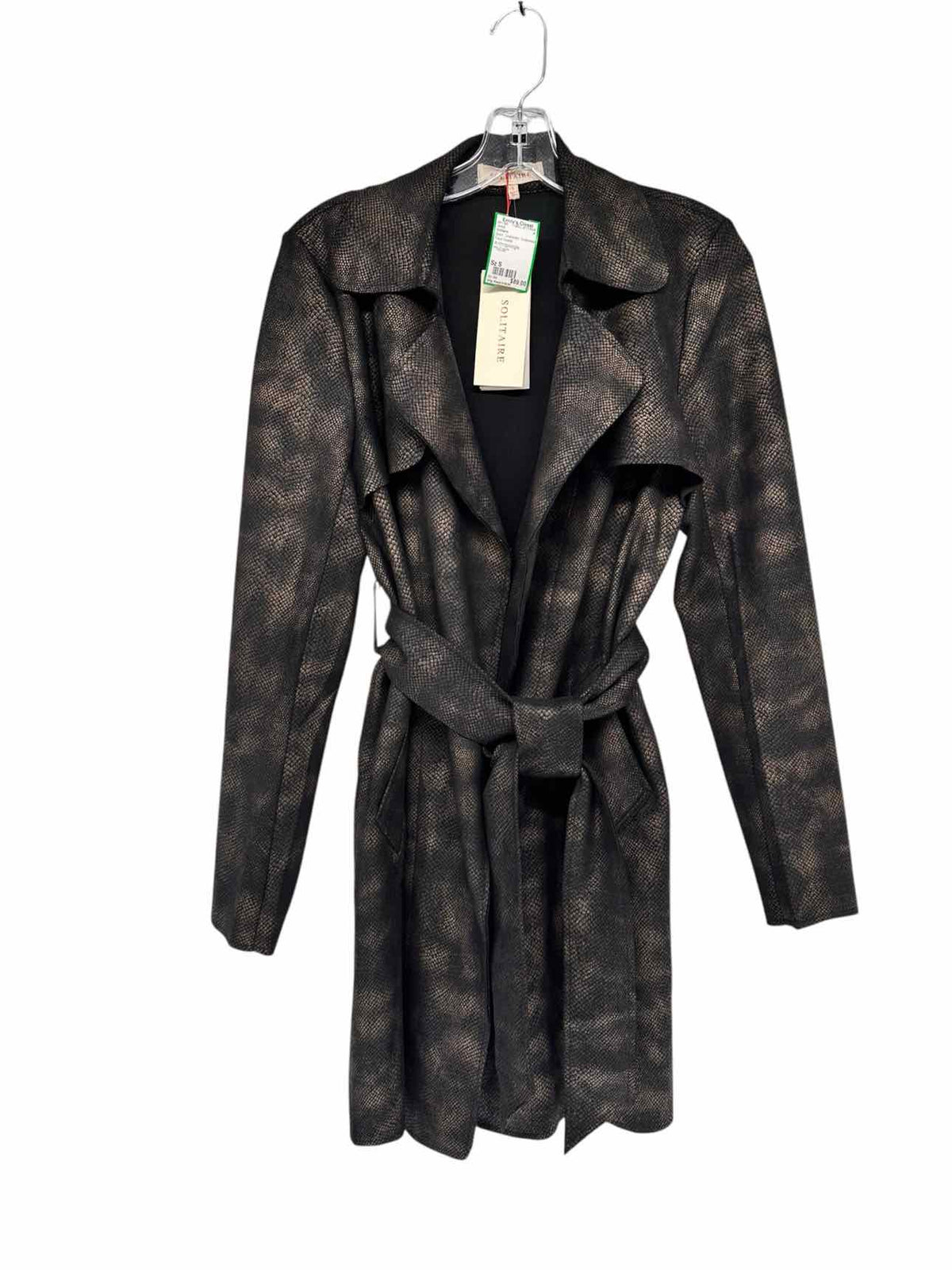 Anthropologie Solitaire Black Jacket Size S **NEW**