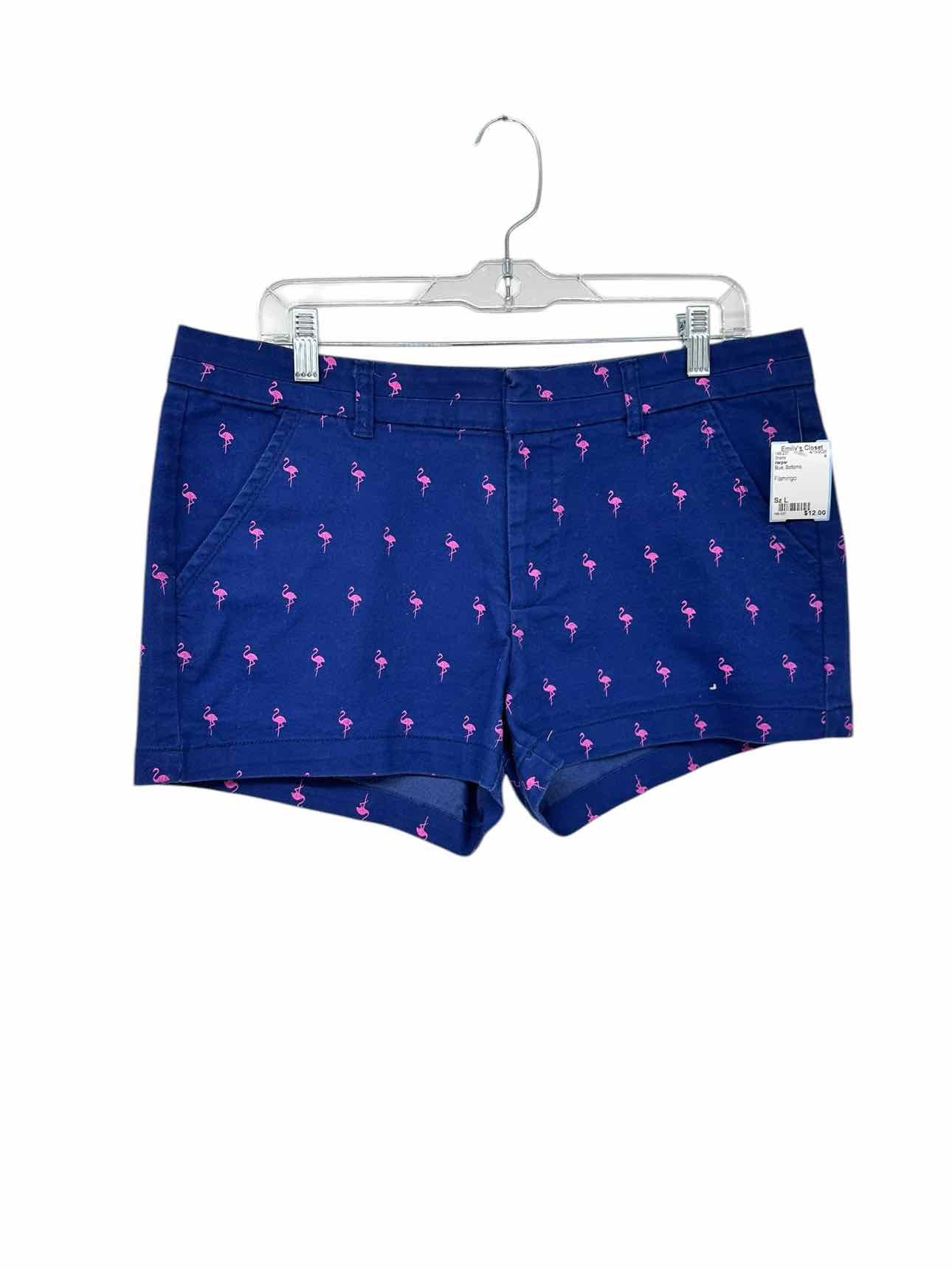 Harper Blue Flamingo Shorts Size L