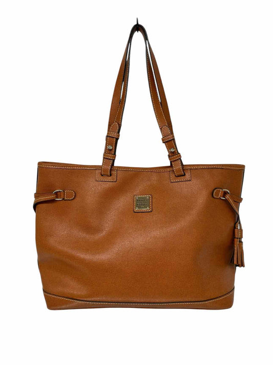 Dooney & Bourke Pebbled Grain Double Strap Tassel Bag