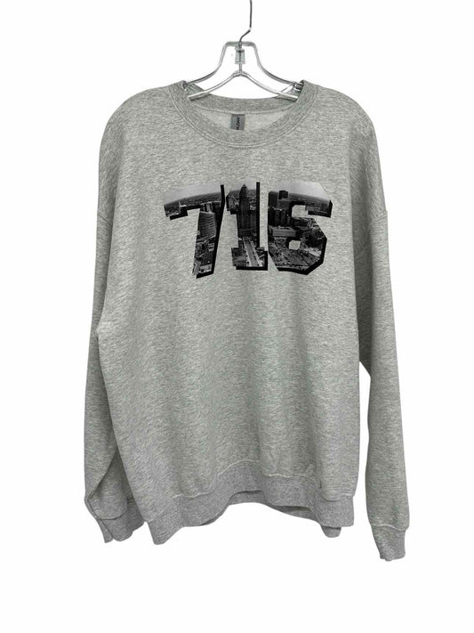 Gildan Gray Size XL Sweatshirt