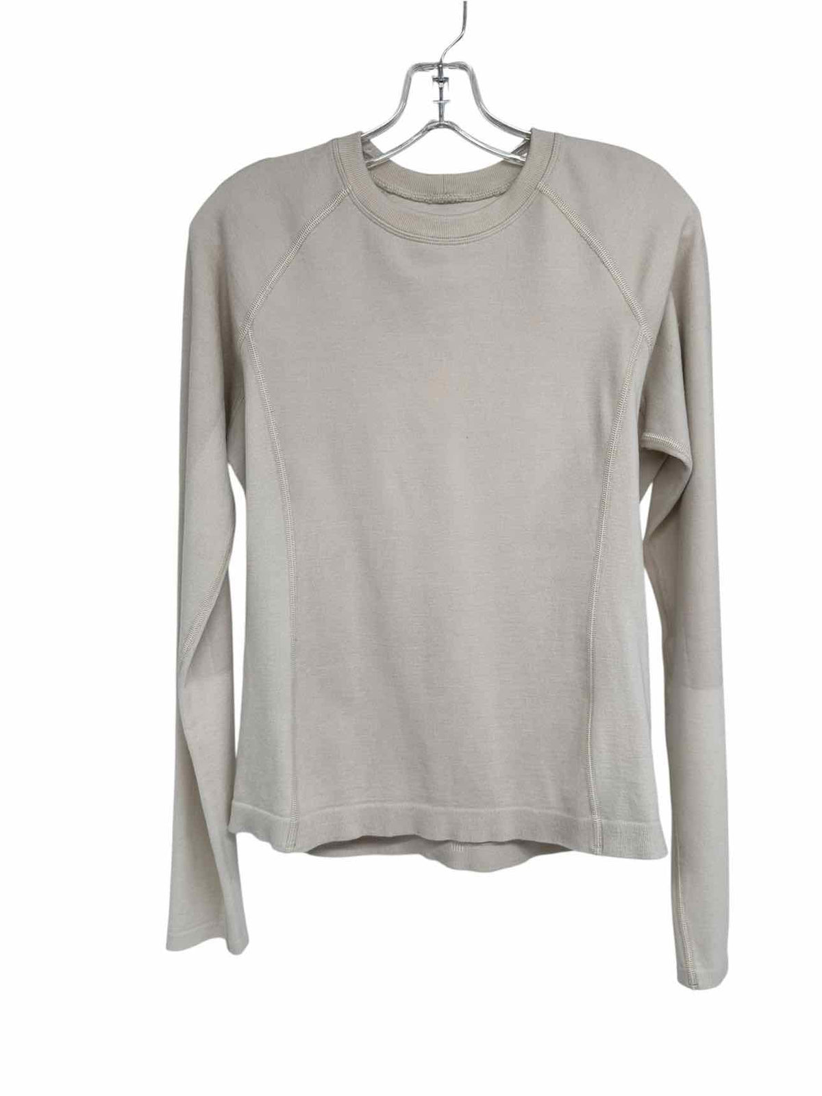 Lululemon Cream Keep the Heat Thermal Top Size 8