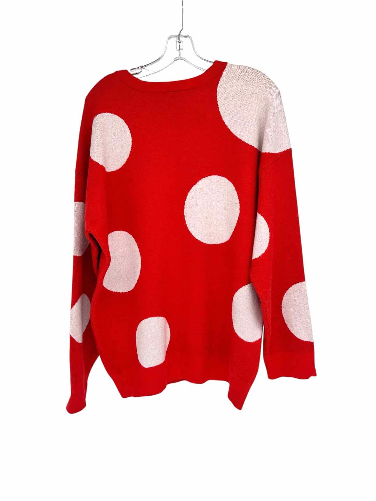 Disney Red Minnie Mouse Sweater Size L