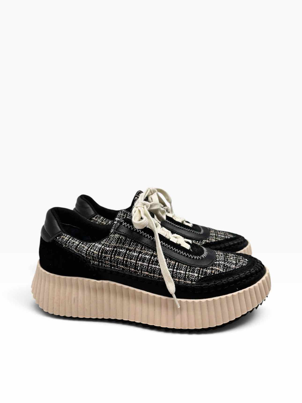 Dolce Vita Dolen Platform Sneaker Black Shoe Size 8 **NEW**