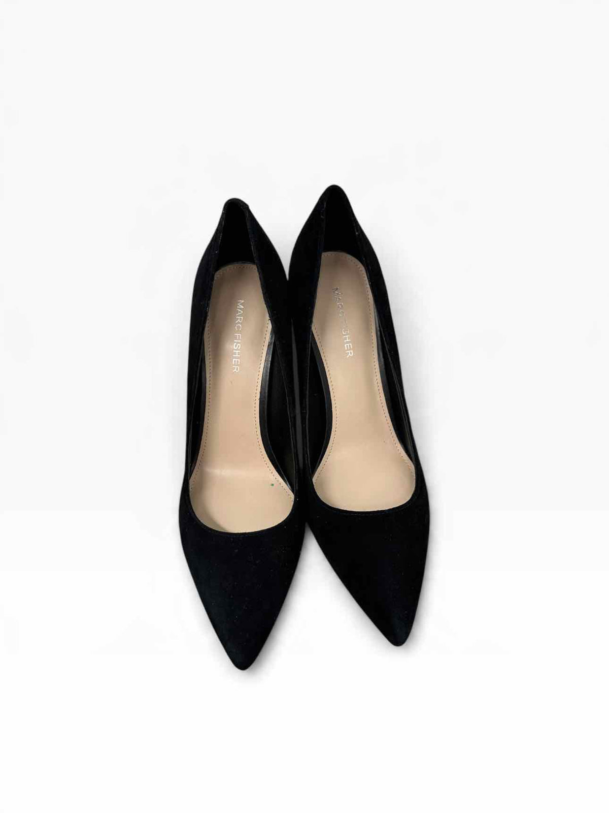 Marc Fisher Vivian Block Heel Black Pumps Shoe Size 9
