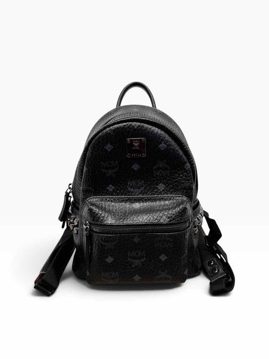 MCM Stark Side Studs Backpack in Visetos