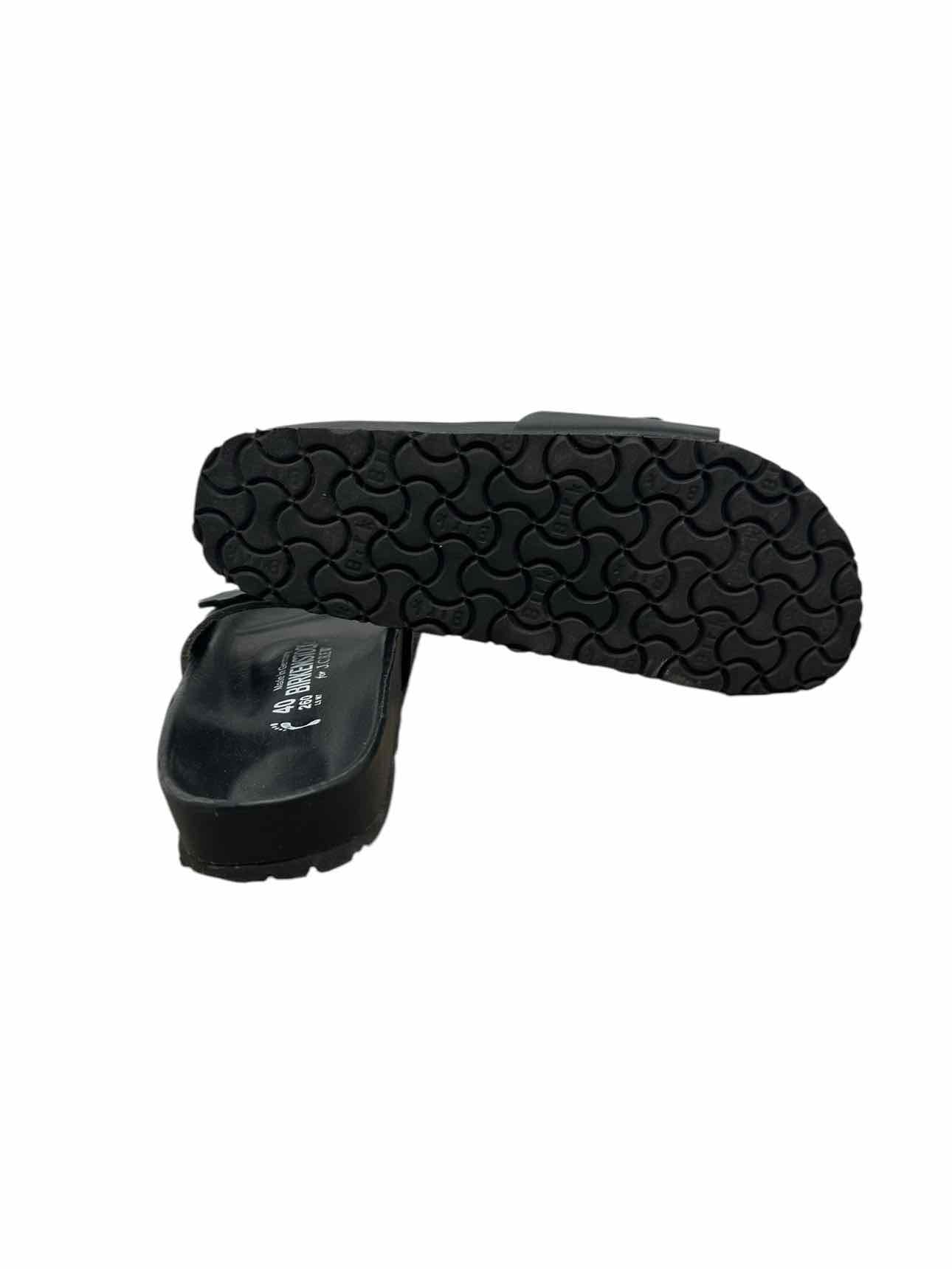 Birkenstocks Madrid Essentials For J.Crew Black Sandals Shoe Size 9