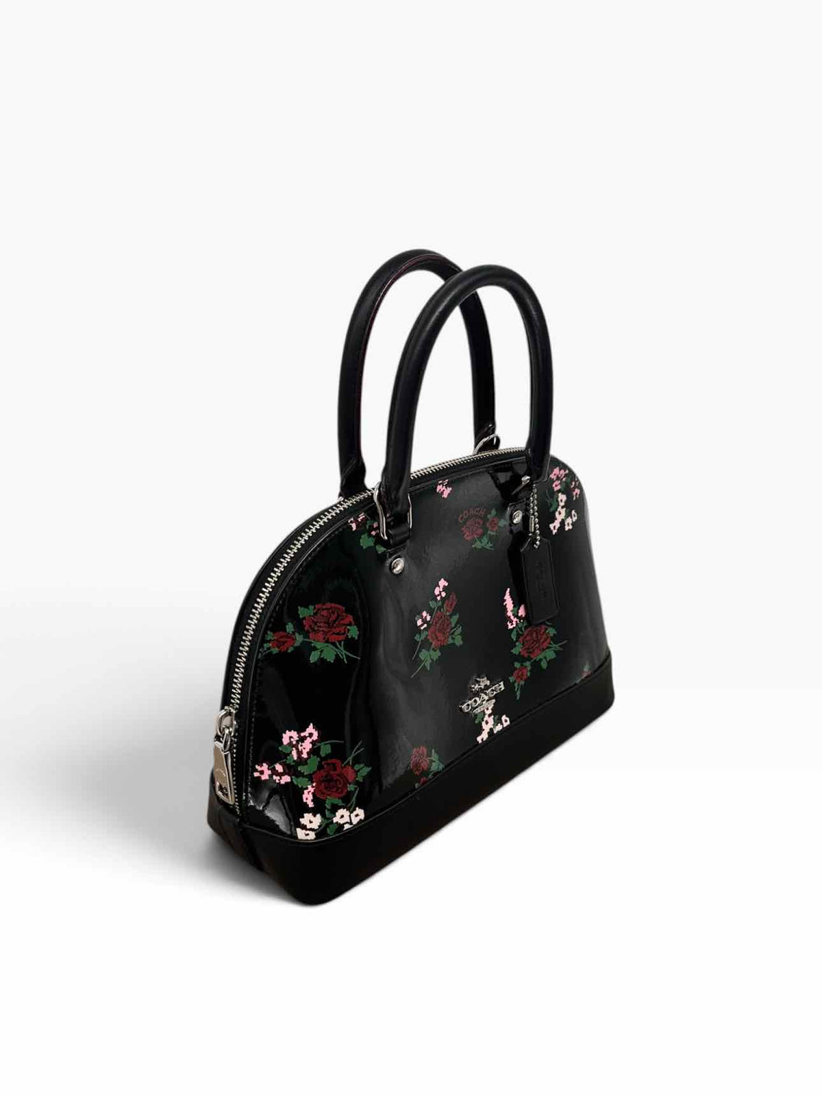 Coach Black Patent Leather Satchel