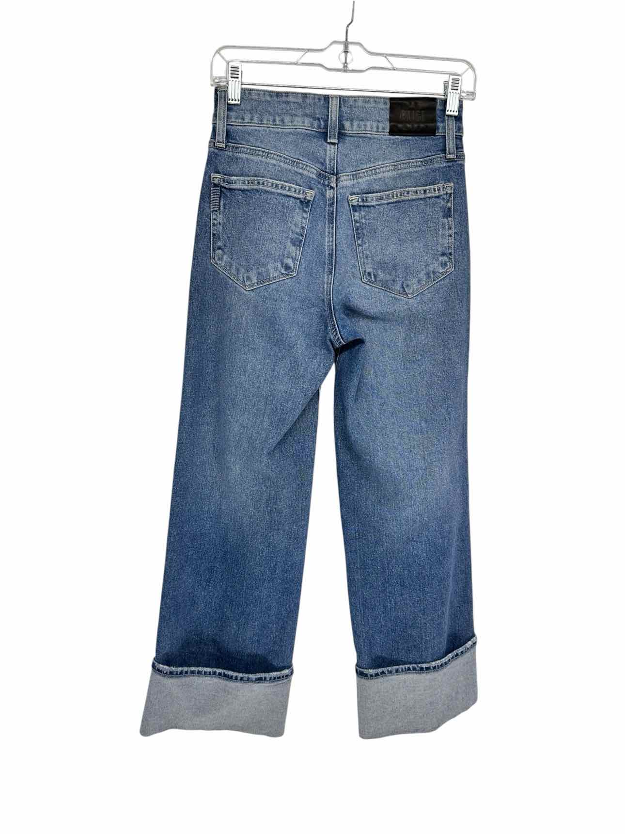 Paige Sasha Ankle Blue Jeans Size 0
