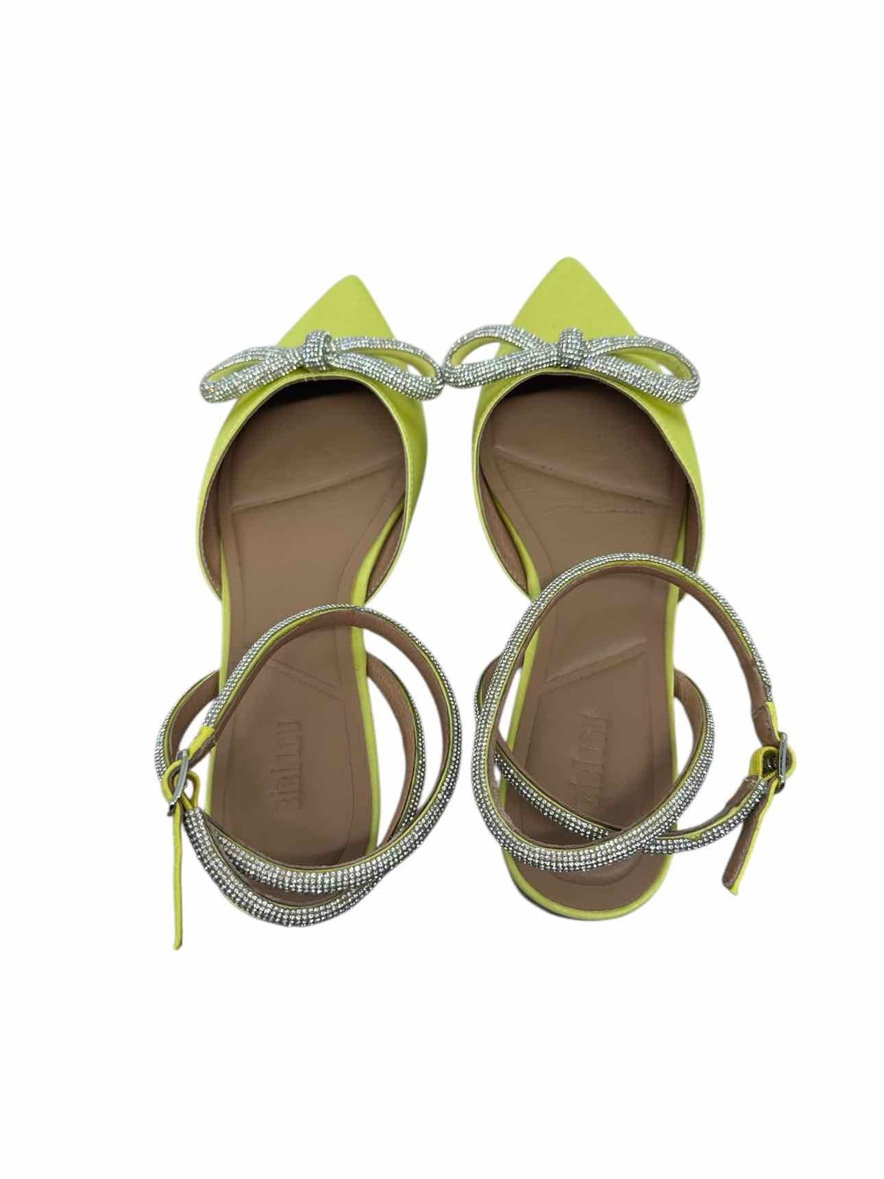 Anthropologie Bibi Lou Yellow Flats Shoe Size 7.5