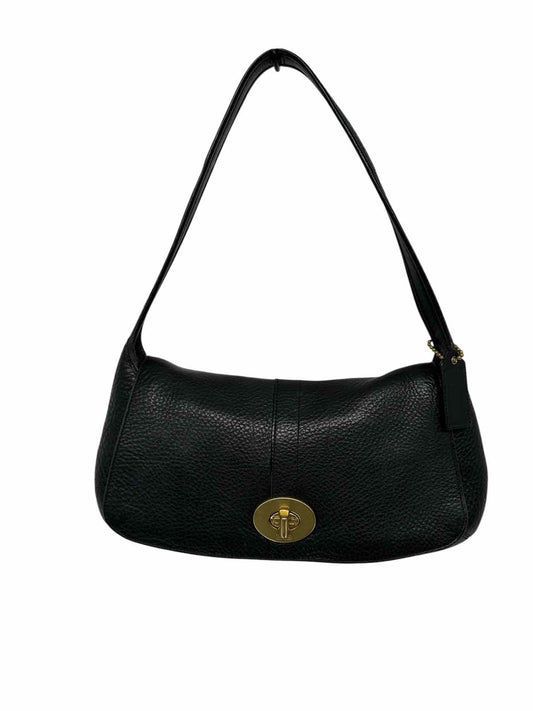 Coach Black Leather Ergo Shoulder Bag