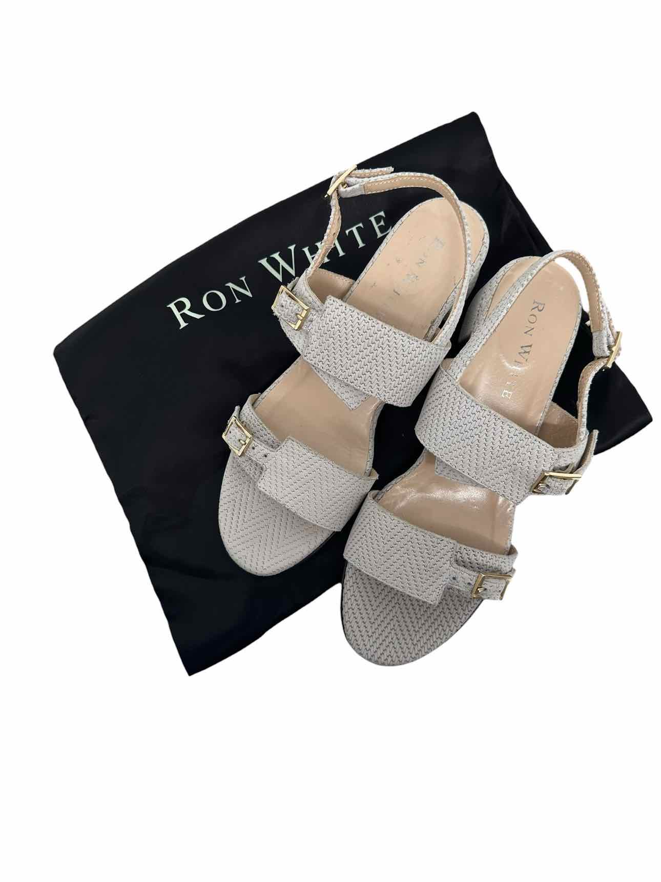 Ron White Callie Sandal Lt. Gray Shoe Size 6.5