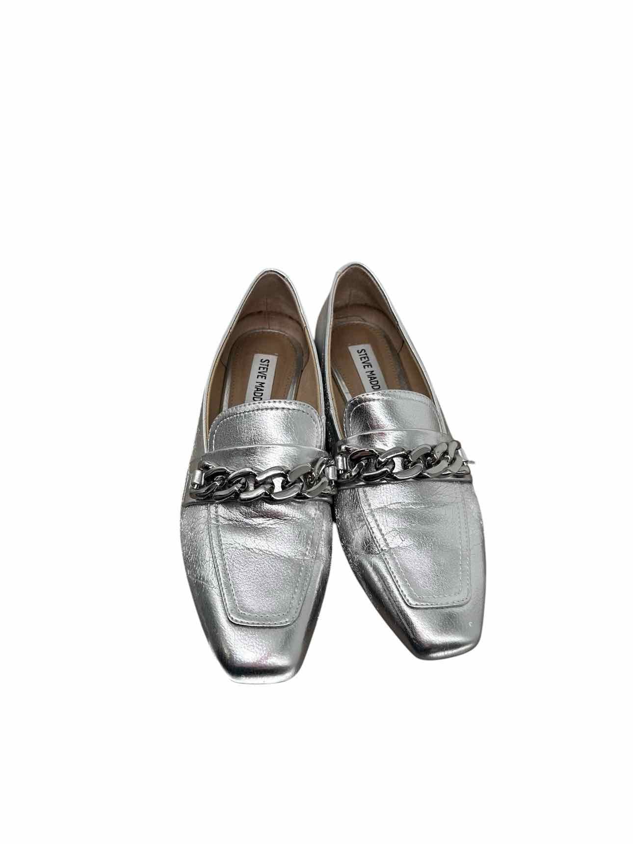Steve Madden Rilynn Metallic Sepia Loafers Shoe Size 6.5