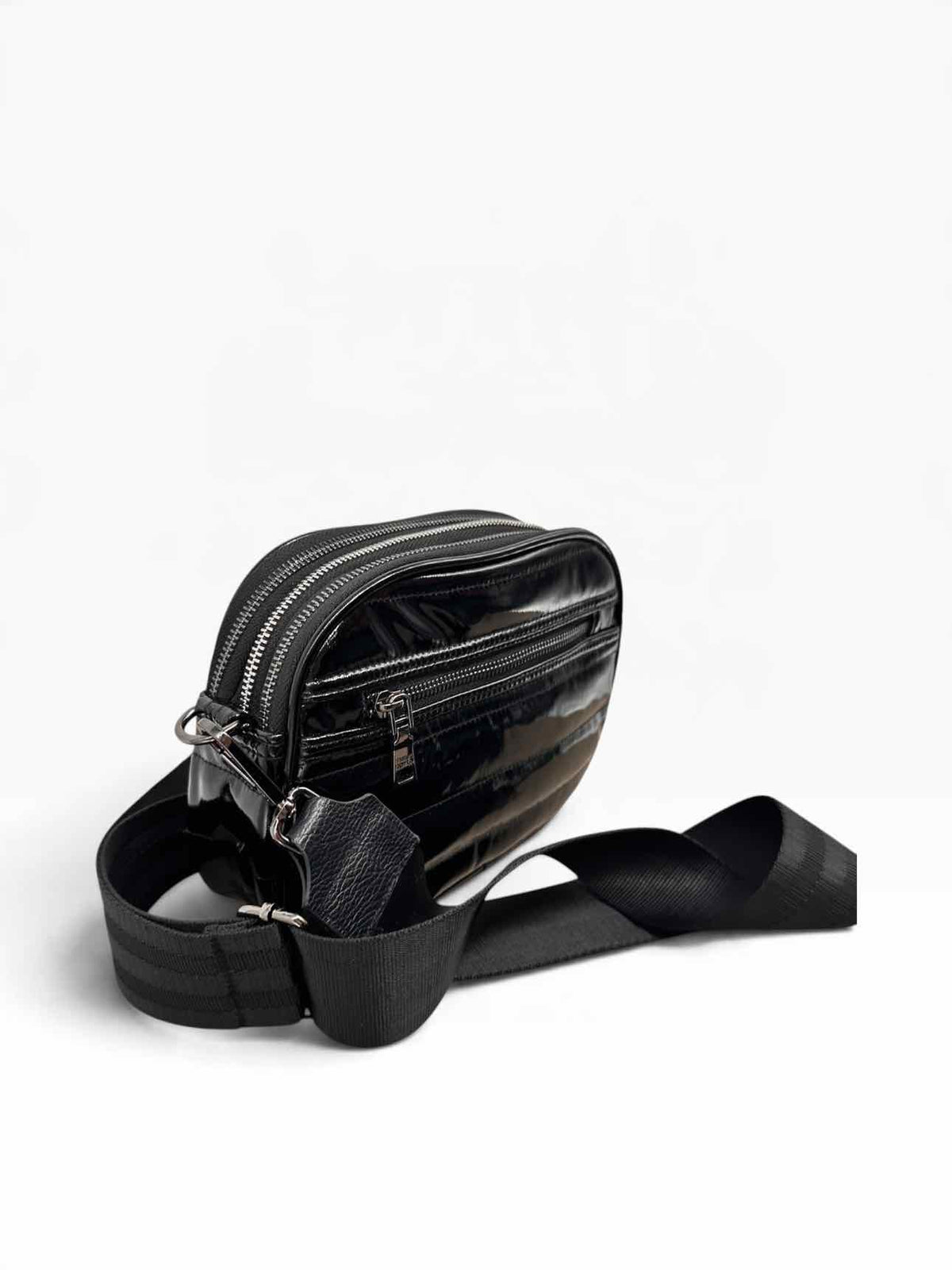 Think Roylin Black Faux Leather Stargazer Crossbody