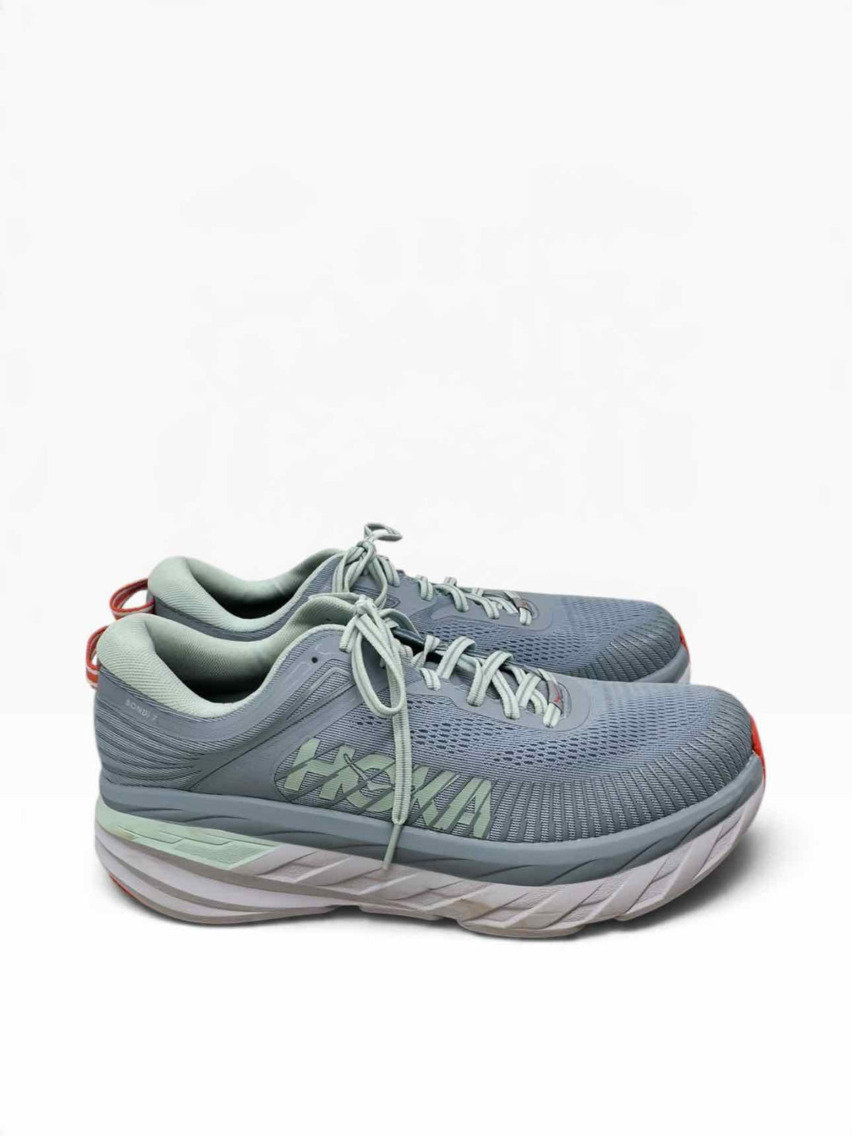 Hoka One One Bondi 7 Wide Width Blue Shoe Size 10.5D **NEW**