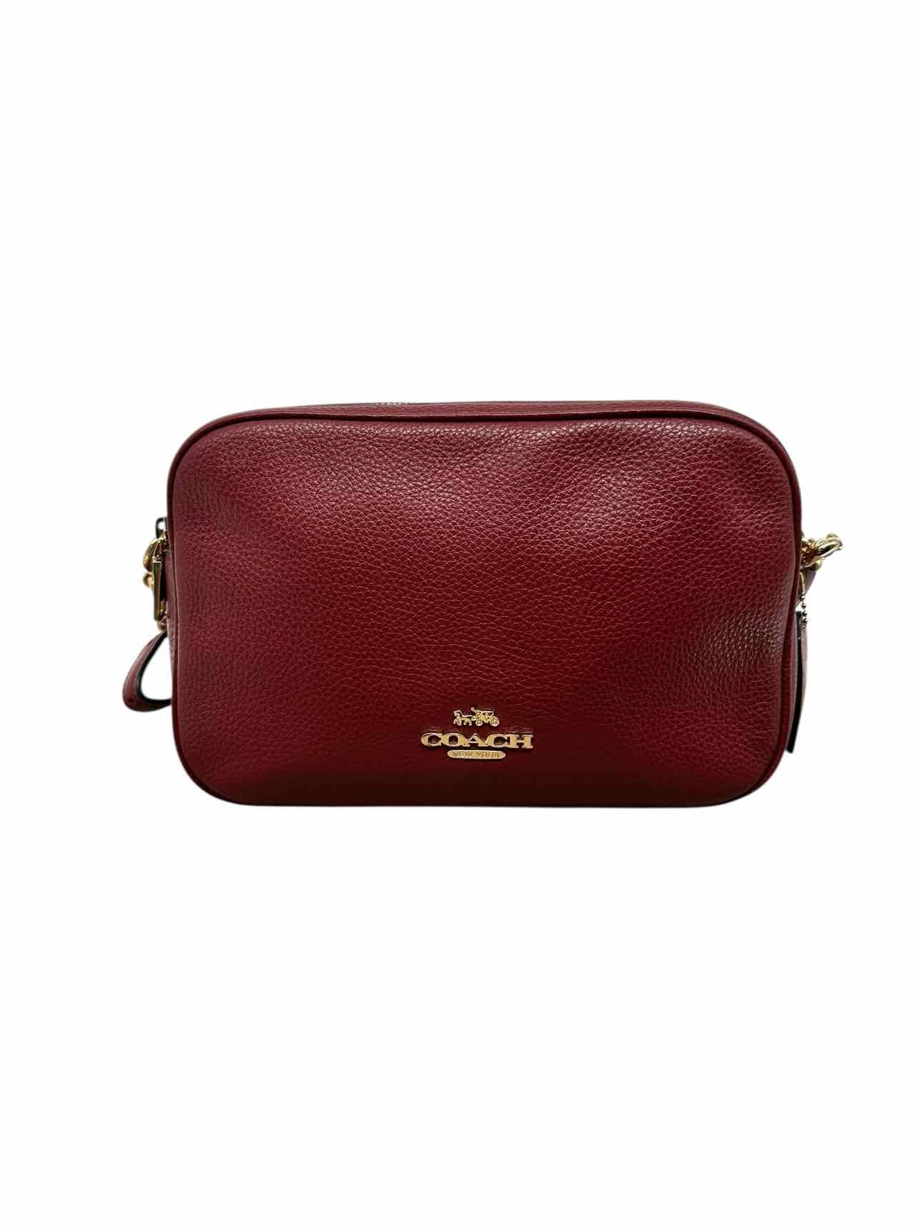 Coach Jamie Camera Bag Red Leather Crossbody