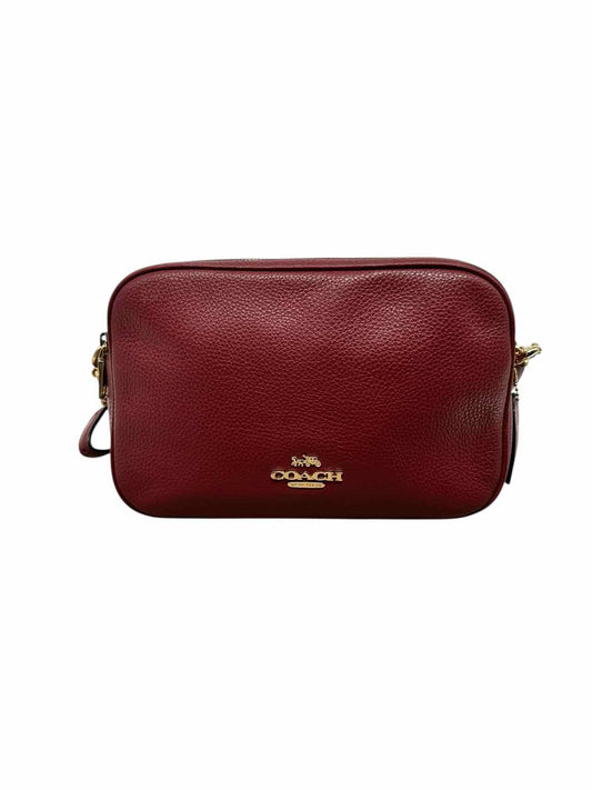 Coach Jamie Camera Bag Red Leather Crossbody