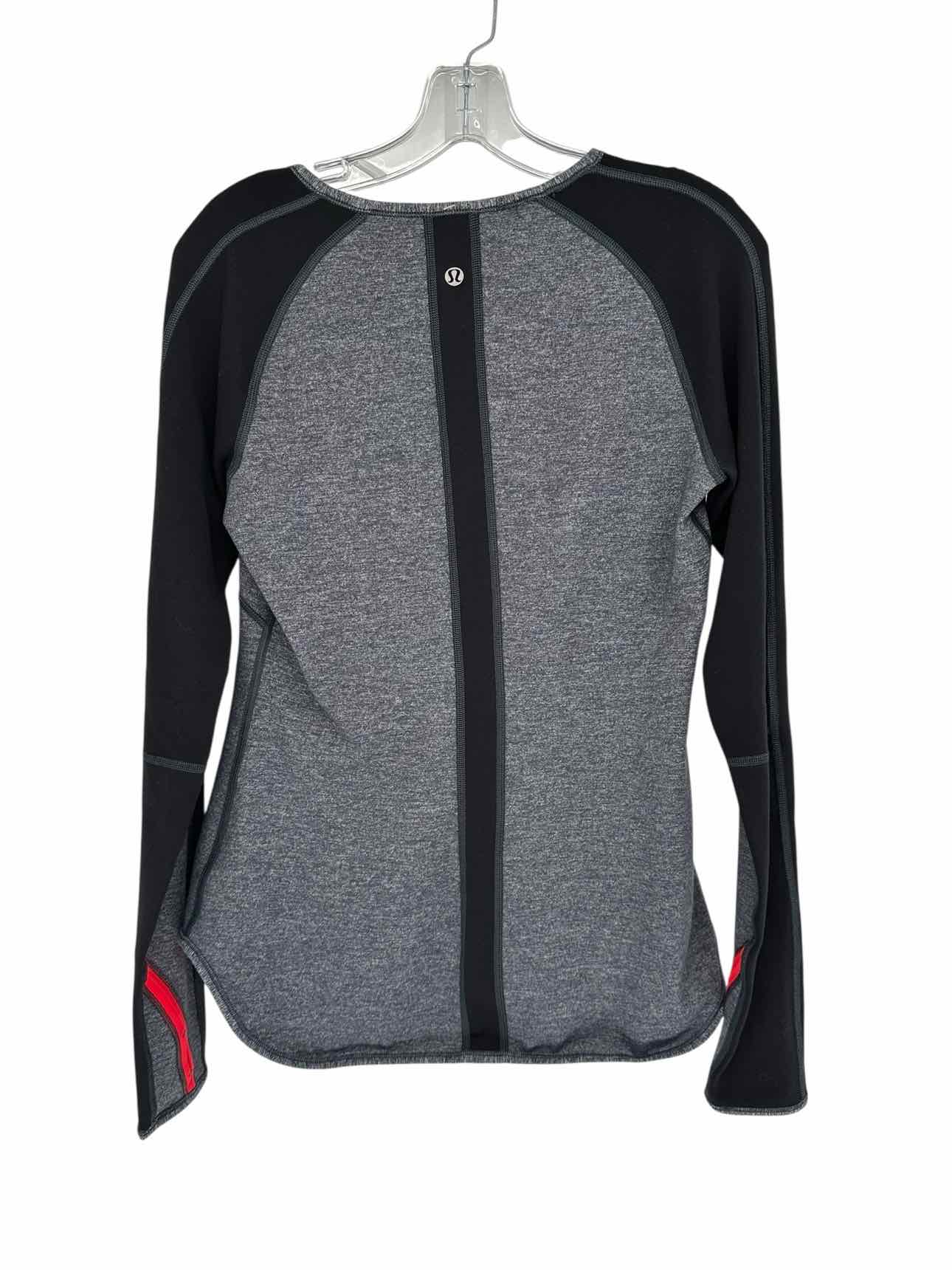 Lululemon Runder Under Long Sleeve Charcoal Size 10