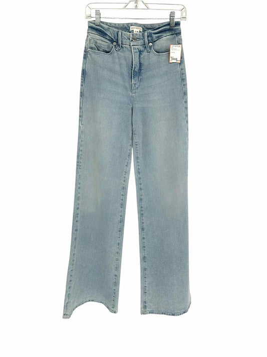 Good American Wide Leg Jeans Lt. Blue Size 2