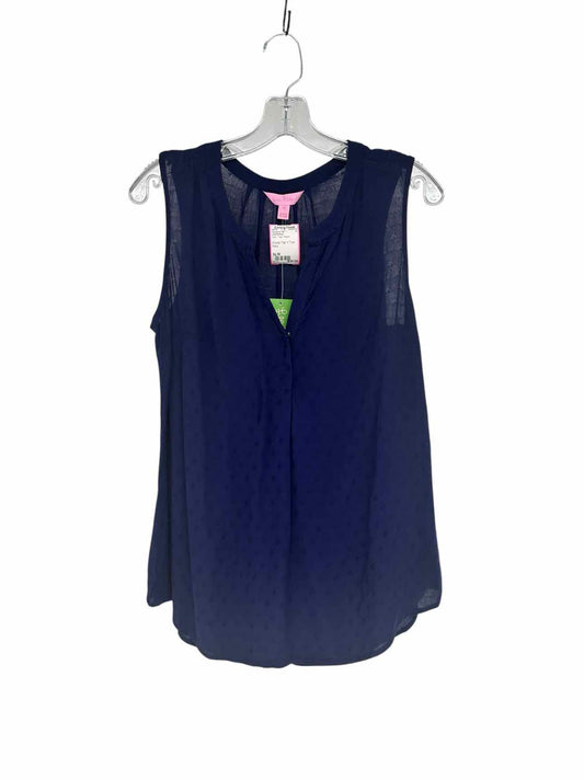 Lilly Pulitzer Stacey Top in True Navy Size M