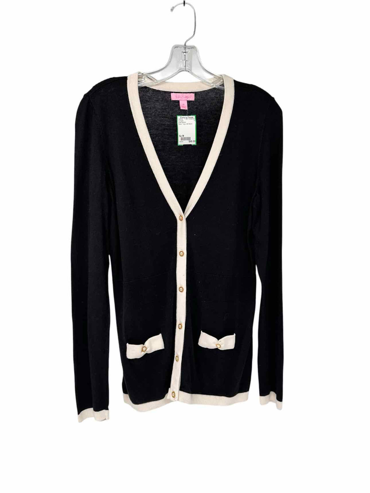 Lilly Pulitzer Black Size M Cardigan